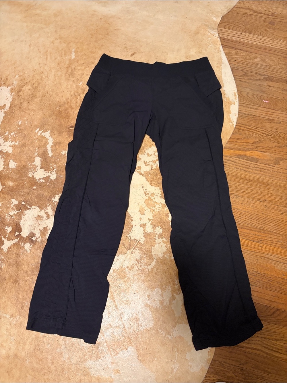 lululemon athletica Black Straight-Leg Studio Pants